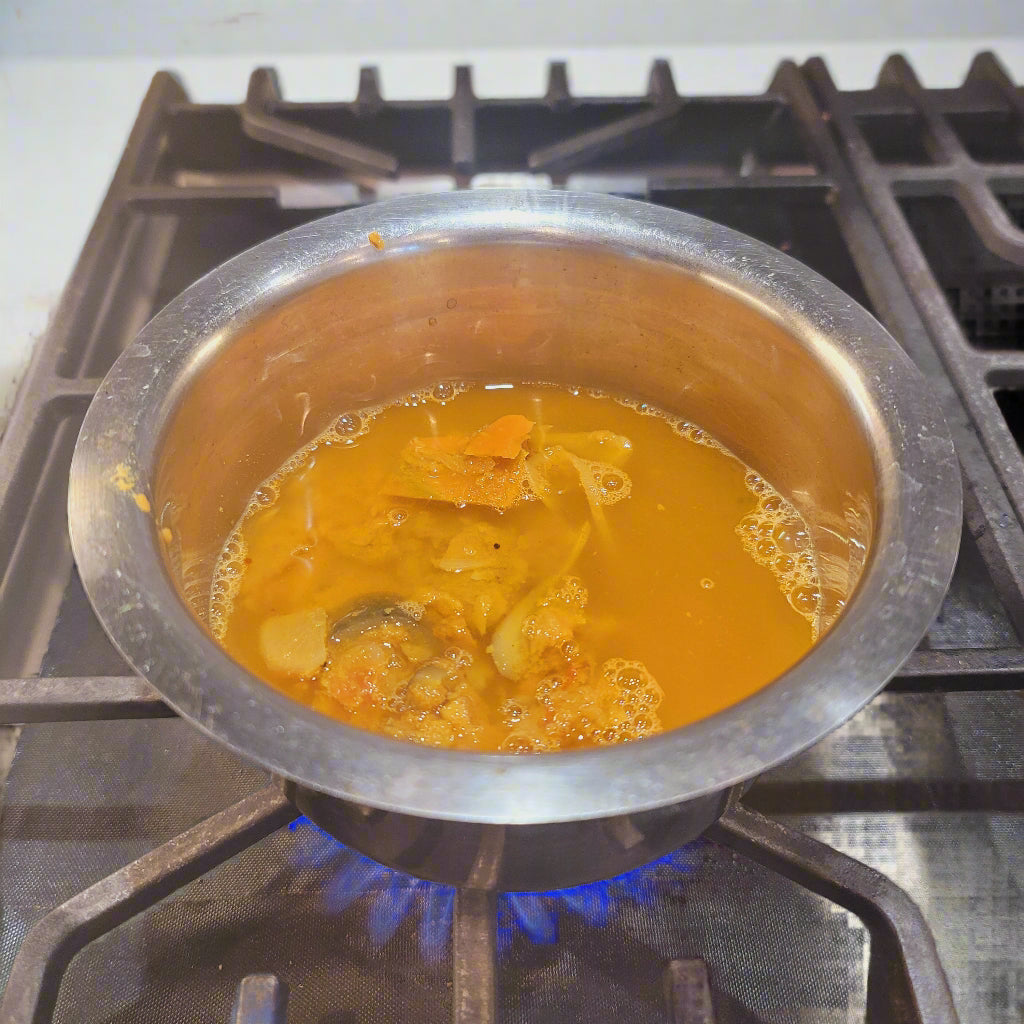 Sambar with water