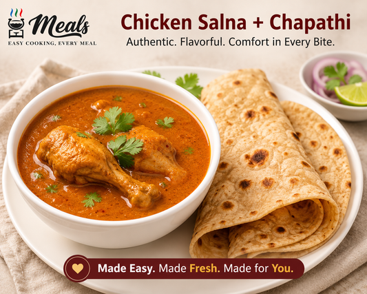 Chicken Salna + Chapathi