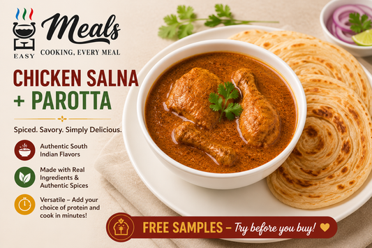 Chicken Salna + Parotta